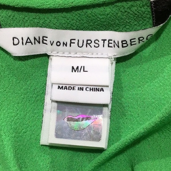 Diane vonfurstenberg M/L Tunic top Lagenlook boxy oversize NWOT - Picture 8 of 8